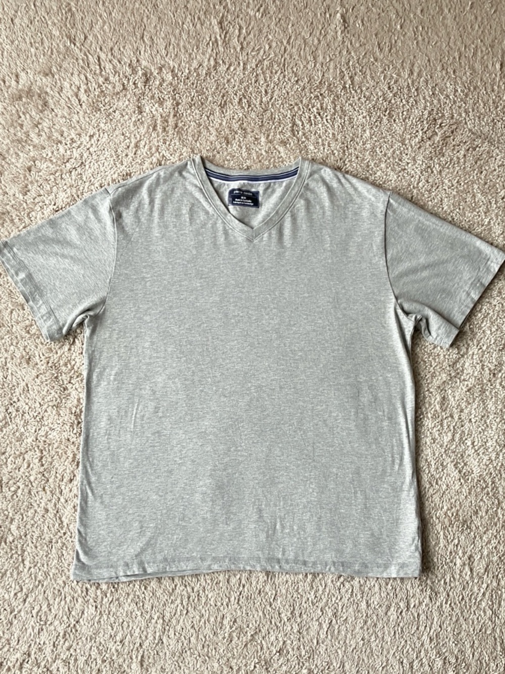 Pierre Cardin | Light Grey V-Neck Tee